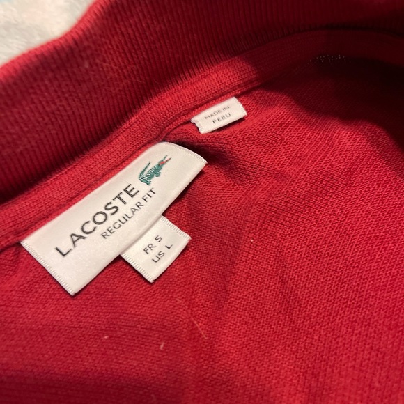 Lacoste regular fit polo sz 5 - Picture 2 of 3